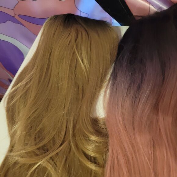 Cosplay Rockstar Wigs lot of 3 Drag Queen Costume Halloween Ariel Mermaid Disney - Picture 11 of 16